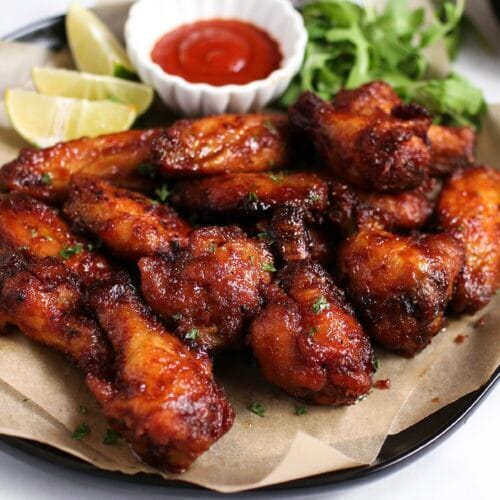 Oven baked wings